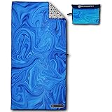 ECCOSOPHY Microfiber Beach Towel - Quick Dry Pool Towels 71x35 inches Oversized Travel Towel - Lightweight Compact Beach Acce