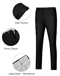 Men Suits Slim Fit 2 Piece Suit for Men,Two Button