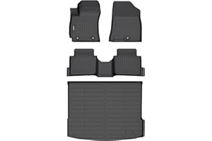 Binmotor-Floor Mats with Cargo Liner for Hyundai Kona 2024 2025 (Not for EV) SE, SEL, N Line, Limited TPE Car Mat Floor Liners for kona Accessories Black