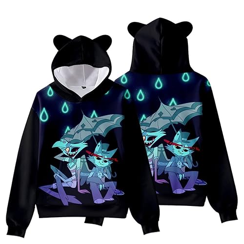 CIYASHEH Anime Alastor Sir Pentious Angel Dust Hooded 3D Printed