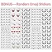 WATINC 16 Pcs DIY Easter Eggs Squishy Bunny Chicks Medium Soft White Squishy Cream Scented Slow Rising Stress Relief Kawaii Simulation Lovely Toys Key Chains Phone Straps Bonus Emoji Stickers