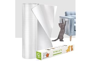 yongjoy Anti-Cat Scratch Furniture Protector, Flexible Sticky Couch Corner Guard, Thicken Vinyl Cat Scratch Tape (158" x 11.8")