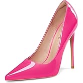 Elisabet Tang High Heels, Women Pumps Pointed Toe Stilettos 4.7 inch/12cm Sexy Heels Party Shoes