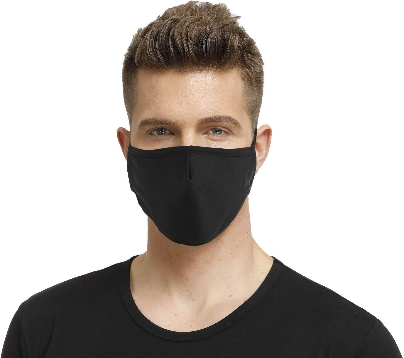 Mzar Dust Mask Anti Smoke Air Pollution Face Mouth Mask Washable Reusable Face Protection Particulate Respirator for Running Cycling Outdoor Activities