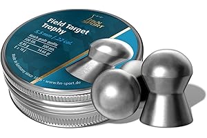 H&N 92105550005 Field Target Trophy Airgun Pellets 0.22 Cal, 14.66 Grains, Round Nose, 500 Count (PY-P-912)