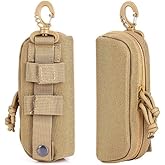 Peminkoo Tactical MOLLE Glasses Case Shockproof Protective Box Portable Eyeglasses Cases Eyewear With Belt Clip