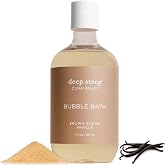 Deep Steep Bubble Bath, Brown Sugar Vanilla, 17oz, Hypoallergenic | For Women, Clinically Tested, Clean Formula for Sensitive Skin, Sulfate-Free, Essential Bath Accessories