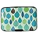 Kaabao Credit Card Holder for Women Men Small RFID Blocking Wallet Business Metal Slim Mini Aluminum Hard Case Gift (Minimal Leaf Pattern)