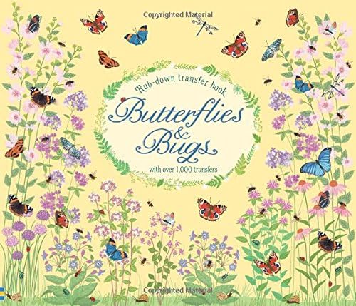 Butterflies and Bugs (Rub-down Transfer Books)