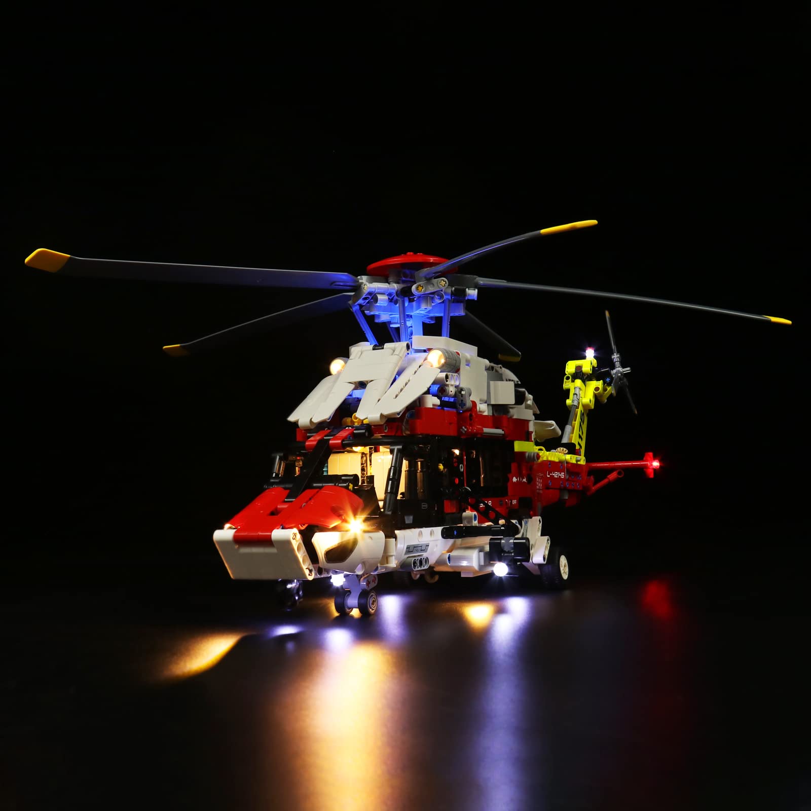 Led Light Kit for Lego H175 Rescue Helicopter, Led Lighting Set for Lego 42145 Airbus H175 Rescue Helicopter - Not Include Models, Just Light Set(Standard Version) — image 1