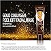 Collagen Gold Peel Off Facial Mask, Brightening Whitening Face Mask, Moisturizing Face Skin for Women Men, Anti-wrinkle Smoothing Oil-control, Shrink Pores, Christmas Gift
