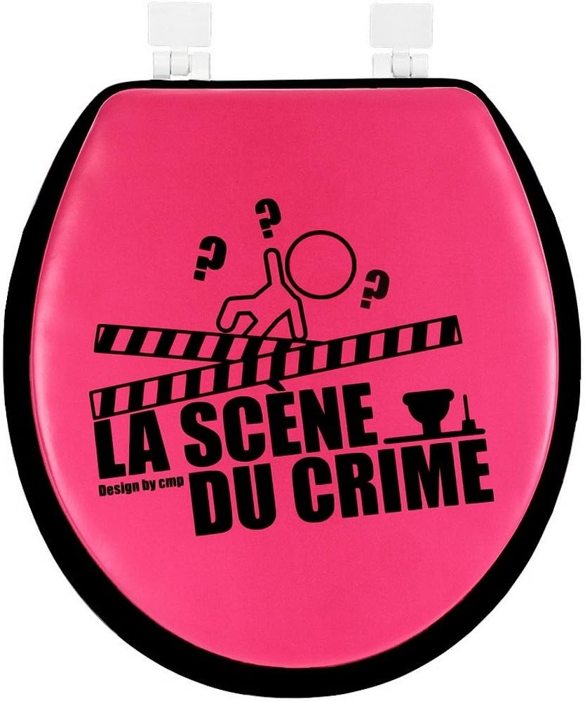 Avoir Images Promobo Abattant Toilette Wc Mousse Deco Picto Smiley Humour Rose le plus cool salutations