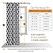 DOTHOUSE Printed Blackout Curtains-1 Panel,52 Inches Wide by 84 Inches Long,Room Darkening Curtains and Drapes for Bedroom Living Room Window,Thermal Insulated Grommet Top Grey White Moroccan Pattern