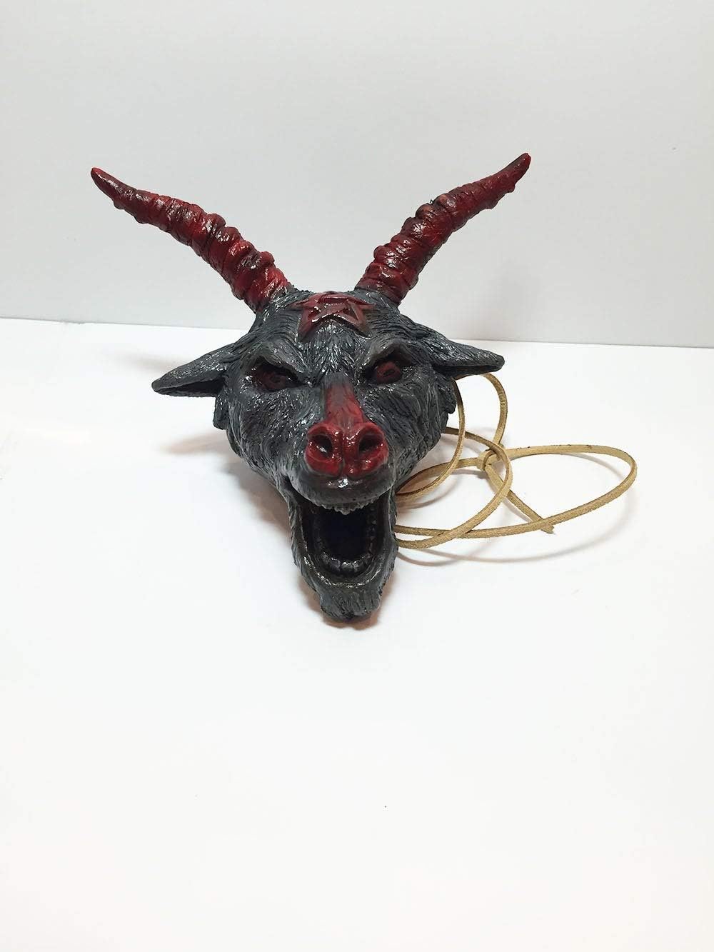 Mixed Media - Aztec Death Whistle - Baphomet, loud screaming satanic wicca death whistle