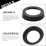 DOITOOL 6pcs Pressure Washer Pump Seal Cup Leather Water Pump Replacements Black view 6