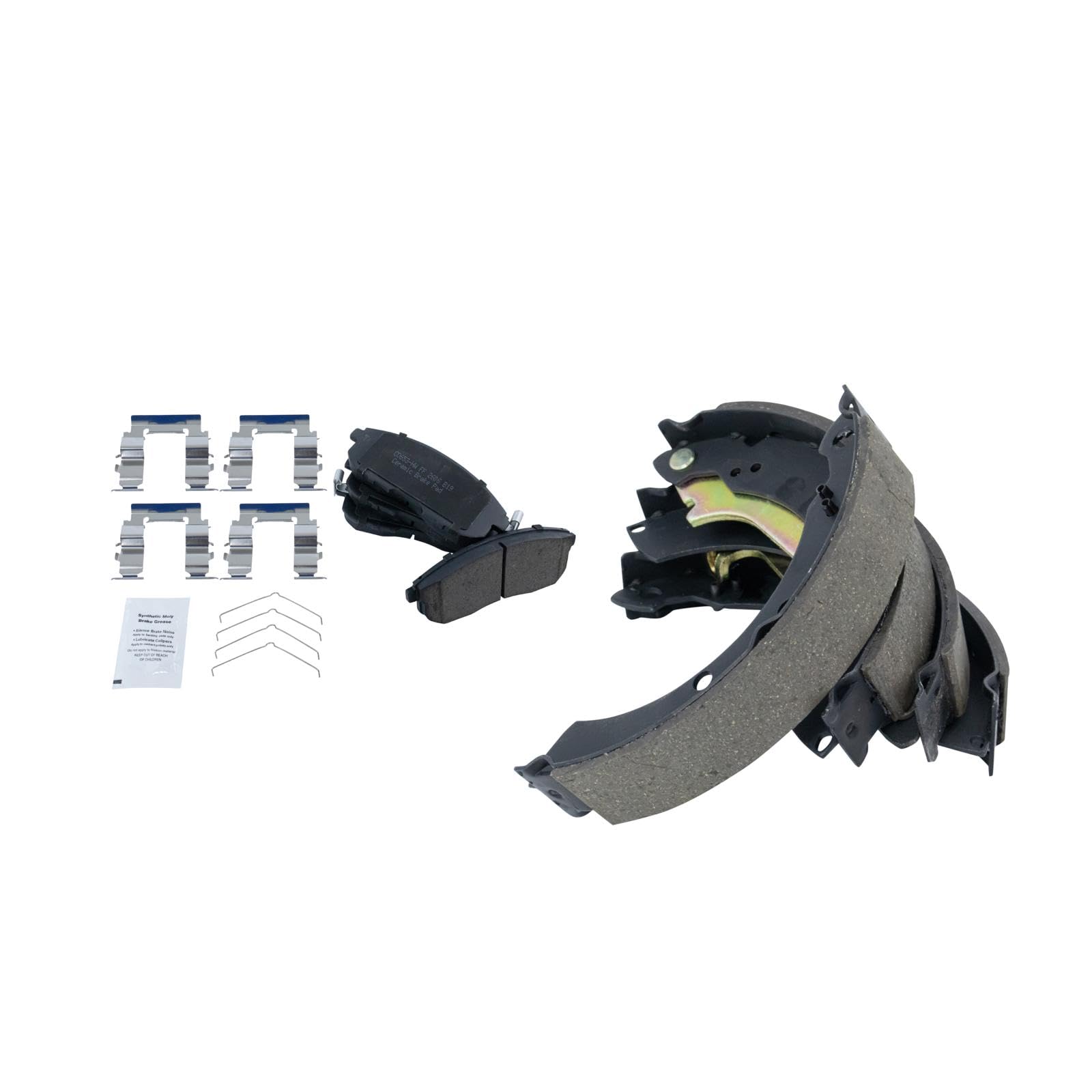 TRQ Front Brake Pads Ceramic Compatible with 1999-2001 Nissan Altima Image