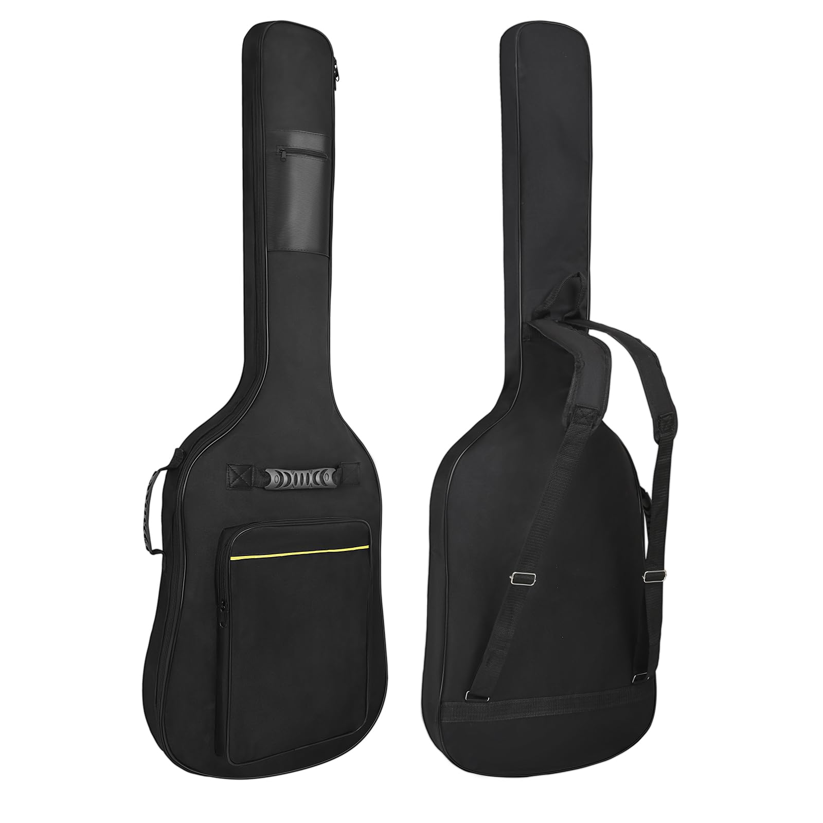 HOHIYO Bass Guitar Bag 8MM Padding Waterproof Electric Bass Case, Electric Bass Gig Bag Backpack with Neck Strap and Pockets