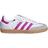 adidas Samba OG Big Kid (White Purple Burst, 5.5)