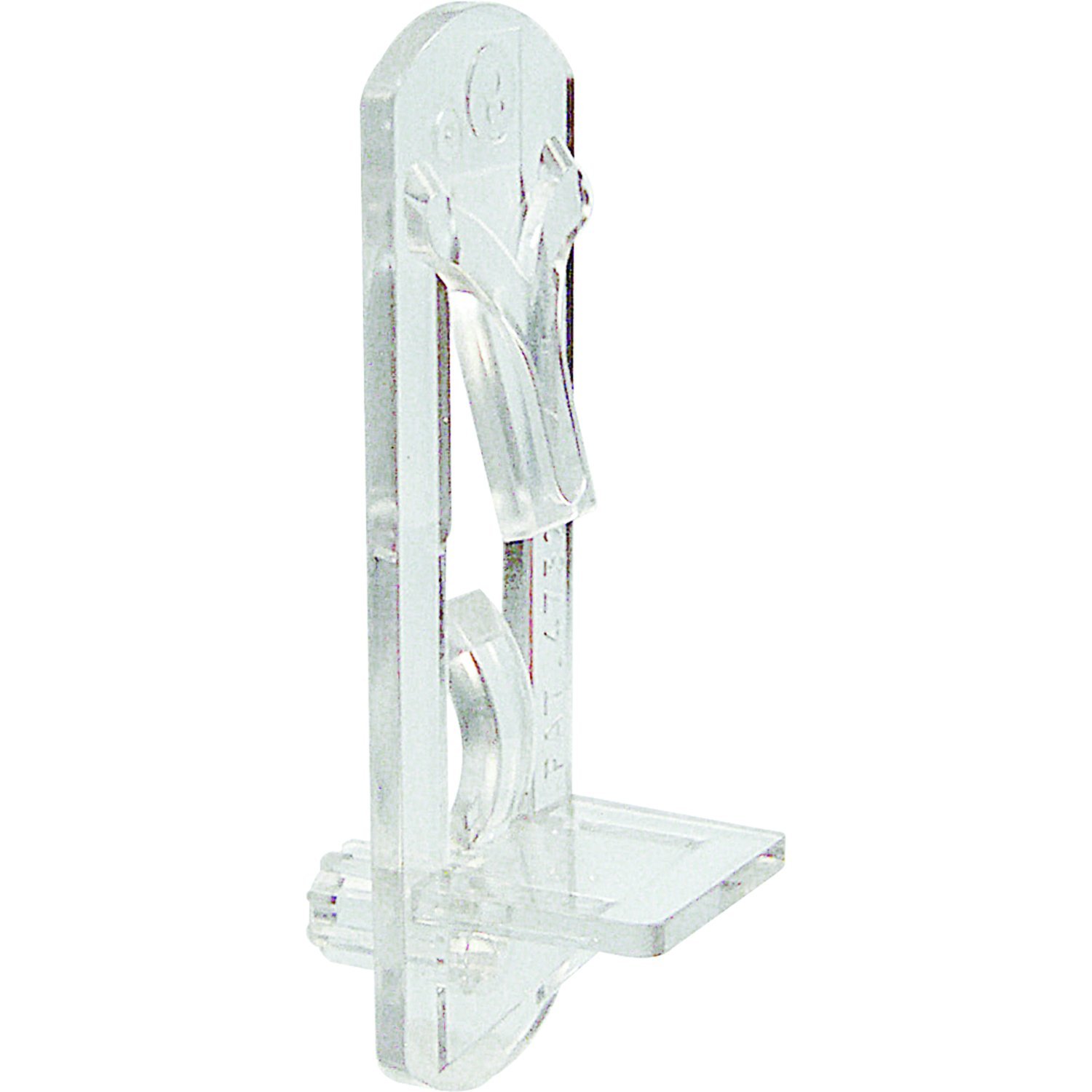 Photo 1 of Prime-Line U 11301 Self-Locking Shelf Support Pegs, 5mm. Peg x 3/4 In. Shelf, Plastic (4 Pack), Clear