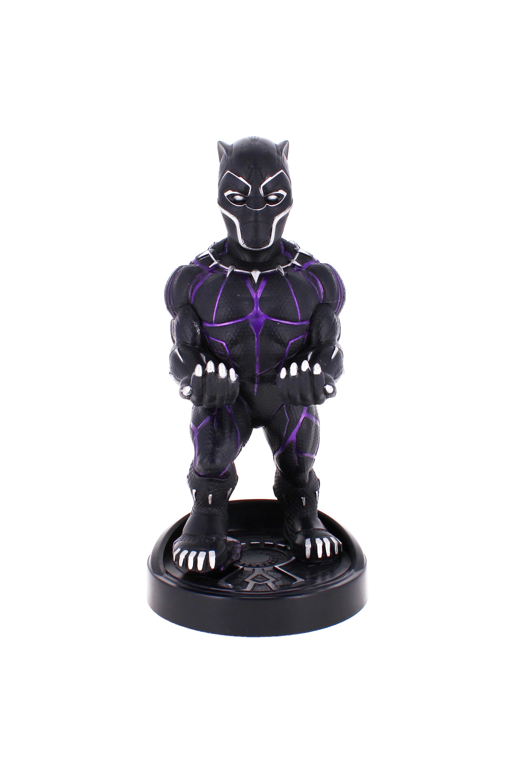 Cableguys Marvel Black Panther Controller Holder & Phone Stand - Gaming Accessories for Room and Desk Setup, Holder Compatible with Xbox, PlayStation & Most Standard Game Controllers