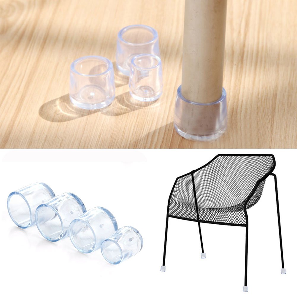 Chair Leg Caps Floor Protectors, Rubber Table Feet Cover Pads Furniture Foot Cups for Furniture, Prevents Scratches and Noise