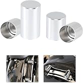 Aferrizu Magnetic Detachable Docking Hardware Covers Kit for Harley Davidson Touring Street Glide Road Glide Electra Glide Road King Accessories Parts 2009-2024 Hardware Caps Set 4PCS (Chrome)