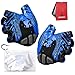 ZOOKKI Cycling Gloves Mountain Bike Gloves Road Racing Bicycle Gloves Light Silicone Gel Pad Riding Gloves Half Finger Biking Gloves Men/Women Work Gloves
