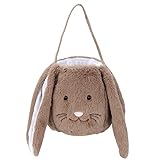 TINVSKQQKJ Plush Easter Bunny Basket, Bunny Easter