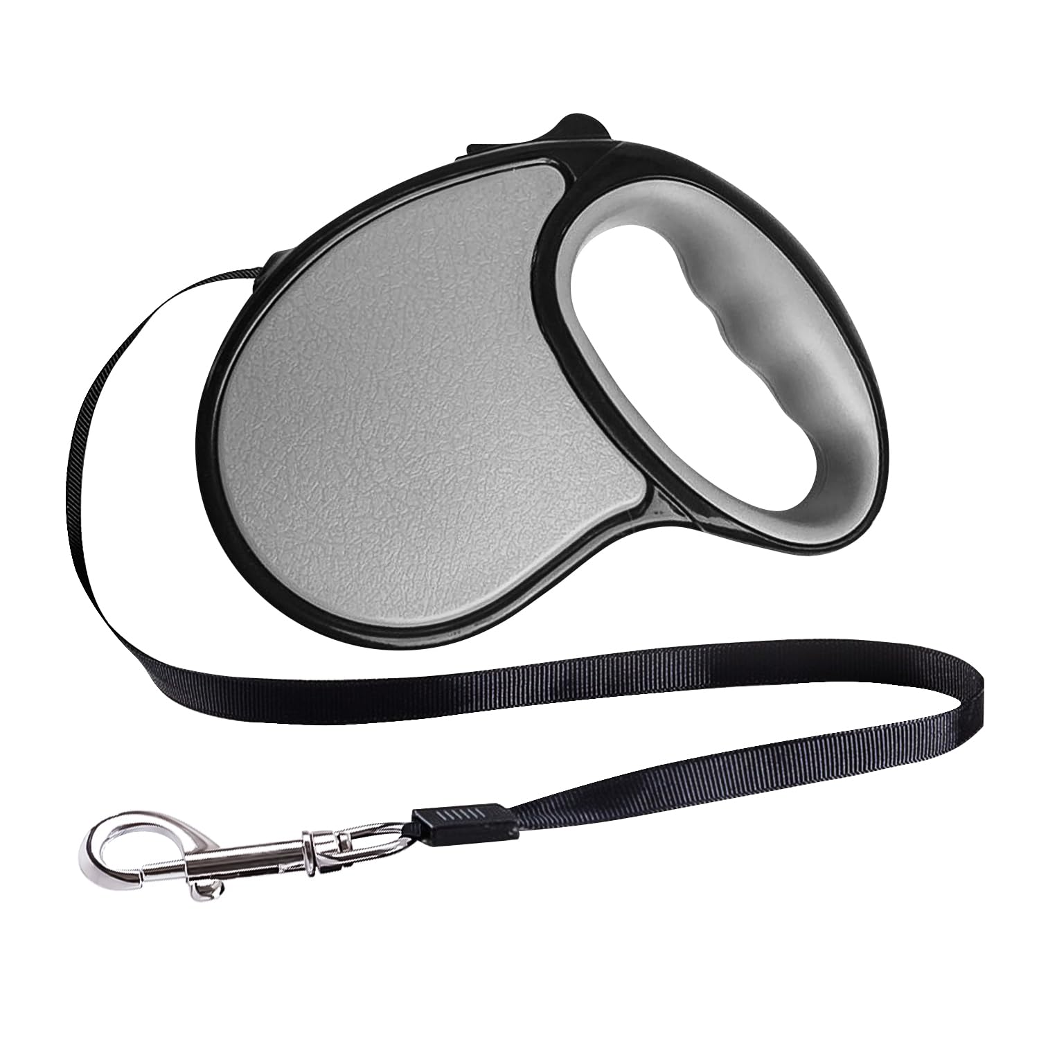 Retractable Dog Lead 5M/16FT, Extendable Dog Lead with Anti-Slip Handle, Tangle-Free One-Handed Brake &Lock for Small Medium Dogs (Grey)