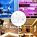 Nexlux Non-Waterproof Led Strip Lights SMD 5050 16.4 Ft (5M) 150leds 30leds/m White Flexible Tape Lighting Tape Lights in DC Jack for Boats, Bathroom, Mirror- No Power Supply and remote