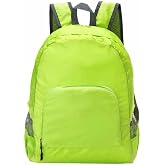 Lmagice Lightweight foldable backpack outdoor mountaineering bag travel backpack bag Green