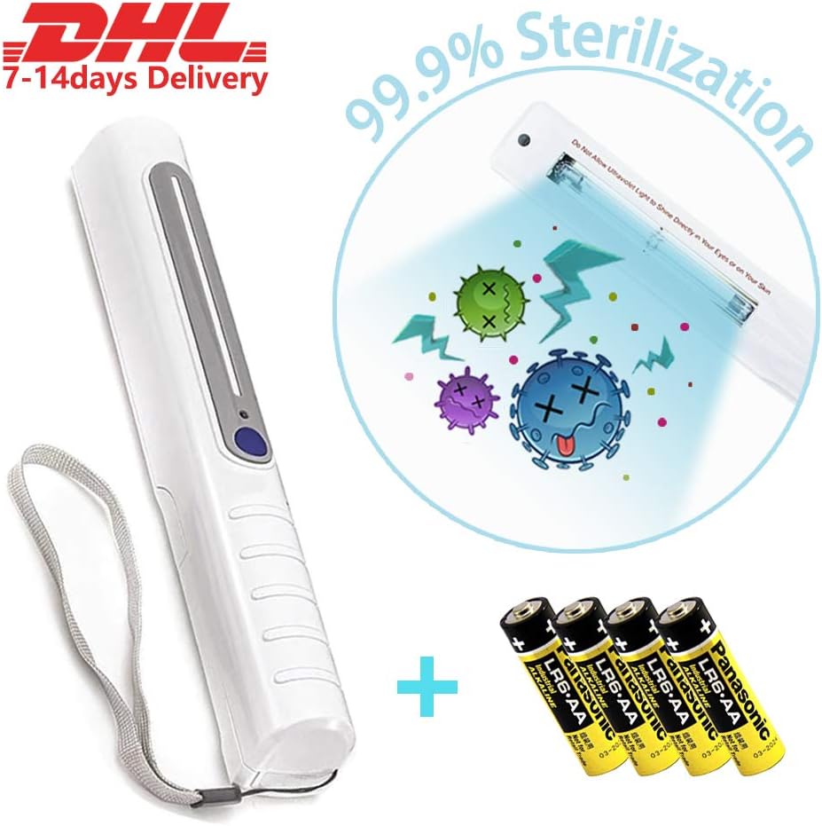 OLEY Travel Wand UV Light Without Chemicals for Hotel Household Wardrobe Toilet Car Pet Area