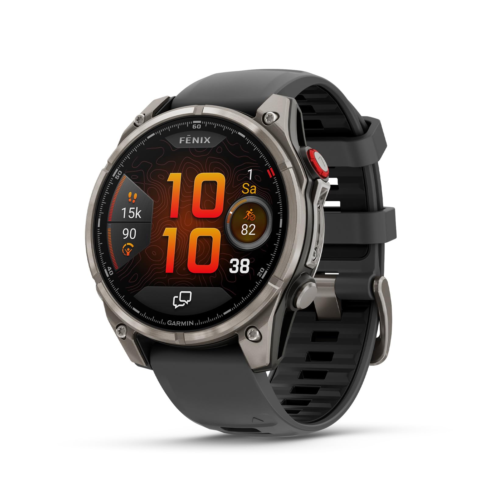 Garmin Fenix 8 Pro 47mm AMOLED - Multisport-Smartwatch, 1,4" Touchdisplay, bis zu 15 Tage Akkulaufzeit, Karten, 80+ SportApps, EKG, Taschenlampe, LTE Telefonie & 24/7 SOS-Notruf (ABO notwendig)