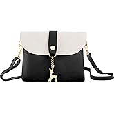 Small Crossbody Purse, PU Leather Small Purse for Girls With Pendant With Strap/Gold Chain Strap