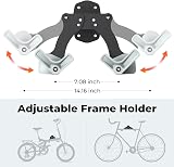 Sportneer Aluminum Bike Wall Mounts with 5 Levels Adjustment 55lbs Hangar view 2