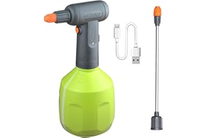 HIFAY ES1 Electric Spray Bottle 1L/0.26 Gallon, Spray 100 Bottles On a Single Charge, Handheld Rechargeable Battery Powered Sprayer,Automatic Sprayer,Plant Mister for Plants in Lawn and Garden
