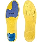 OUPOWER Soccer Cleat Insole Insert Gen3-Extra Thickenss Empire Yellow (US6.5-7)