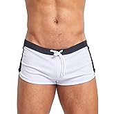 MIZOK Mens 3" Colorblock Workout Running Shorts Bodybuilding Gym Quick Dry Athletic Shorts