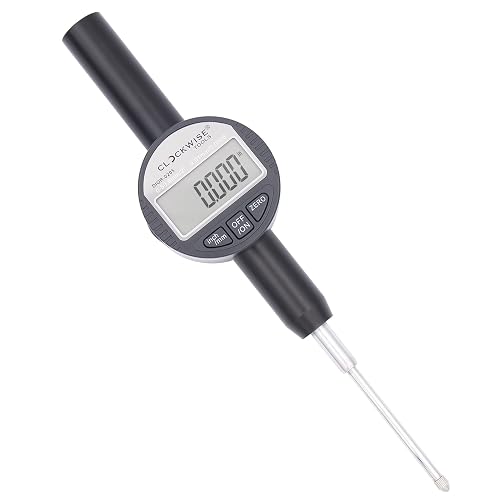 Clockwise Tools Digital Indicator, DIGR-0205 0-2 Inch/50.8 mm, Inch ...