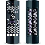 MX3 Pro Backlight Mini Wireless Keyboard Air Mouse SAR CCTHYP 3D Fly Controller Built-in 3-Gyro 3-Gsenso with Nano USB Receiver Perfect for TV HTPC IPTV PC Raspberry Smart TV