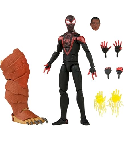 Spider-man Hasbro Marvel Legends Series, Miles Morales, Figura De Acción De 15 Cm, Inspirada En La Película Cruzando El Multiverso (Parte Uno), 3 Accesorios