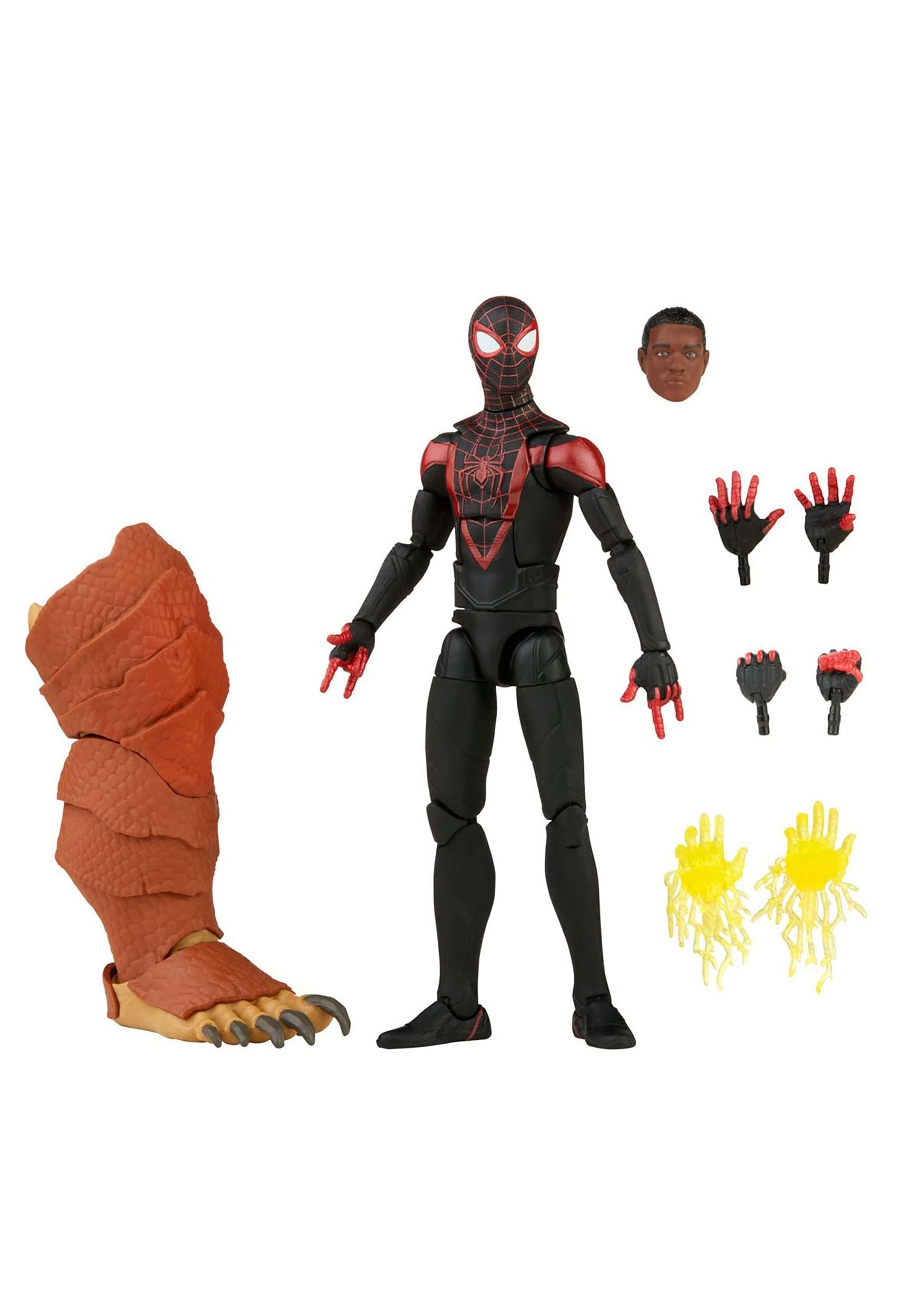 Marvel Legends Series Gamerverse Miles Morales 15cm Collectible Action Figure Toy and 1 Build-A-Figure Part(s)