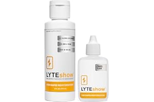 LYTELINE LyteShow - Electrolyte Drops for Rapid Rehydration + Digestion + Brain + Energy + Immunity | No Sugar | Trace Minerals | Unflavored, Subtle Mineral Taste - 40 Servings (Magnesium, Potassium, Zinc)