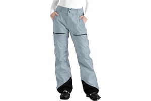 Women's Snow Ski Hiking Pants Waterproof No Lined Softshell Lightweight Winter Snowboarding Outdoor Flare Pants