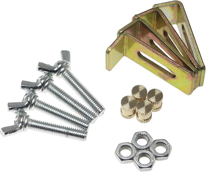 PSCCO 4Set Undermount Sink Clips Sink Brackets Washbasin Fittings for