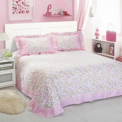 cotton Korean lace sheets/Single and double garden printed sheets-O 250x270cm(98x106inch)