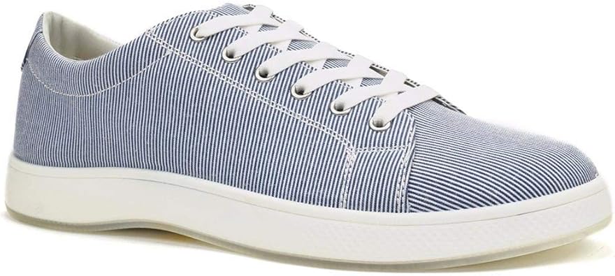 Aureus Men�s Lance Sneaker White/Denim Blue