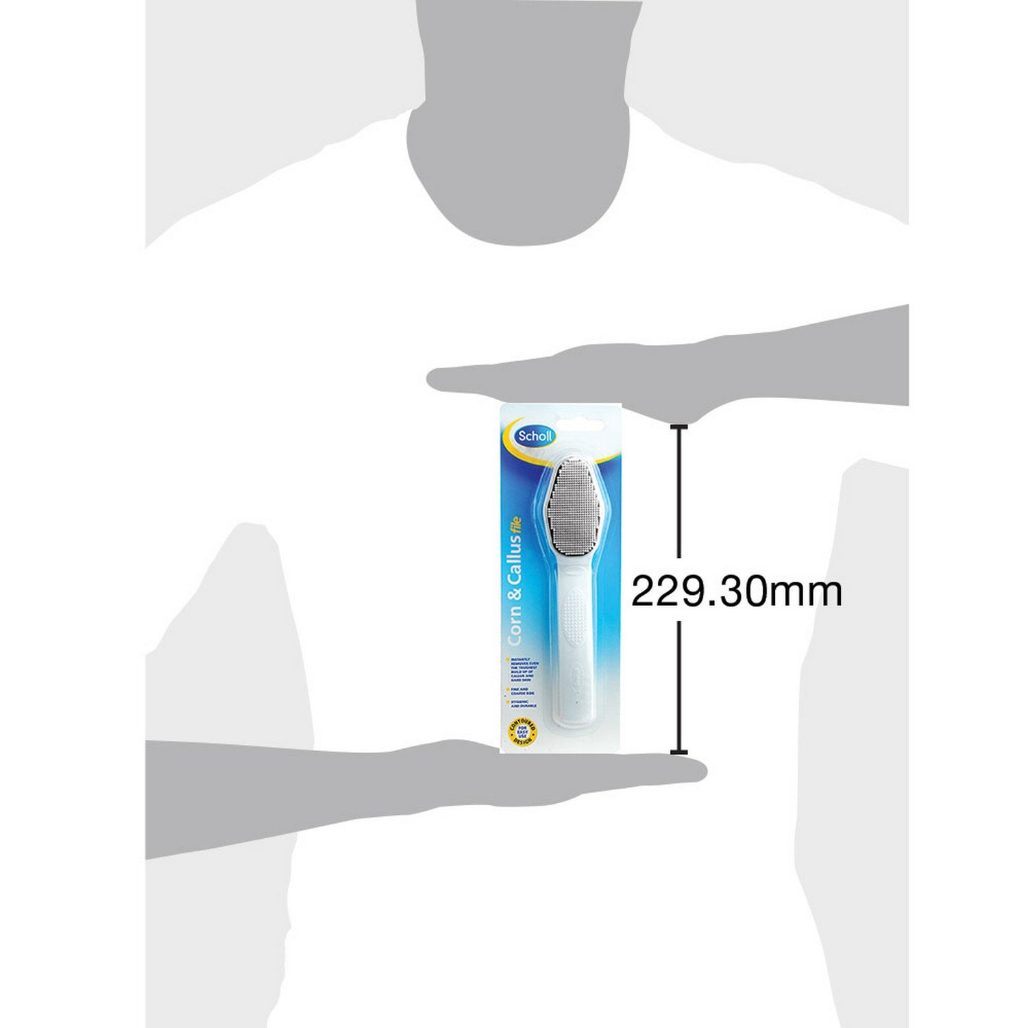 scholl corn and callus foot file