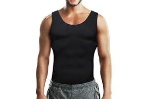 LGMTR Gynecomastia Compression Shirt Men - Slimming Undershirt for Mens Shapewear, Body Shaper Compression Tank Top