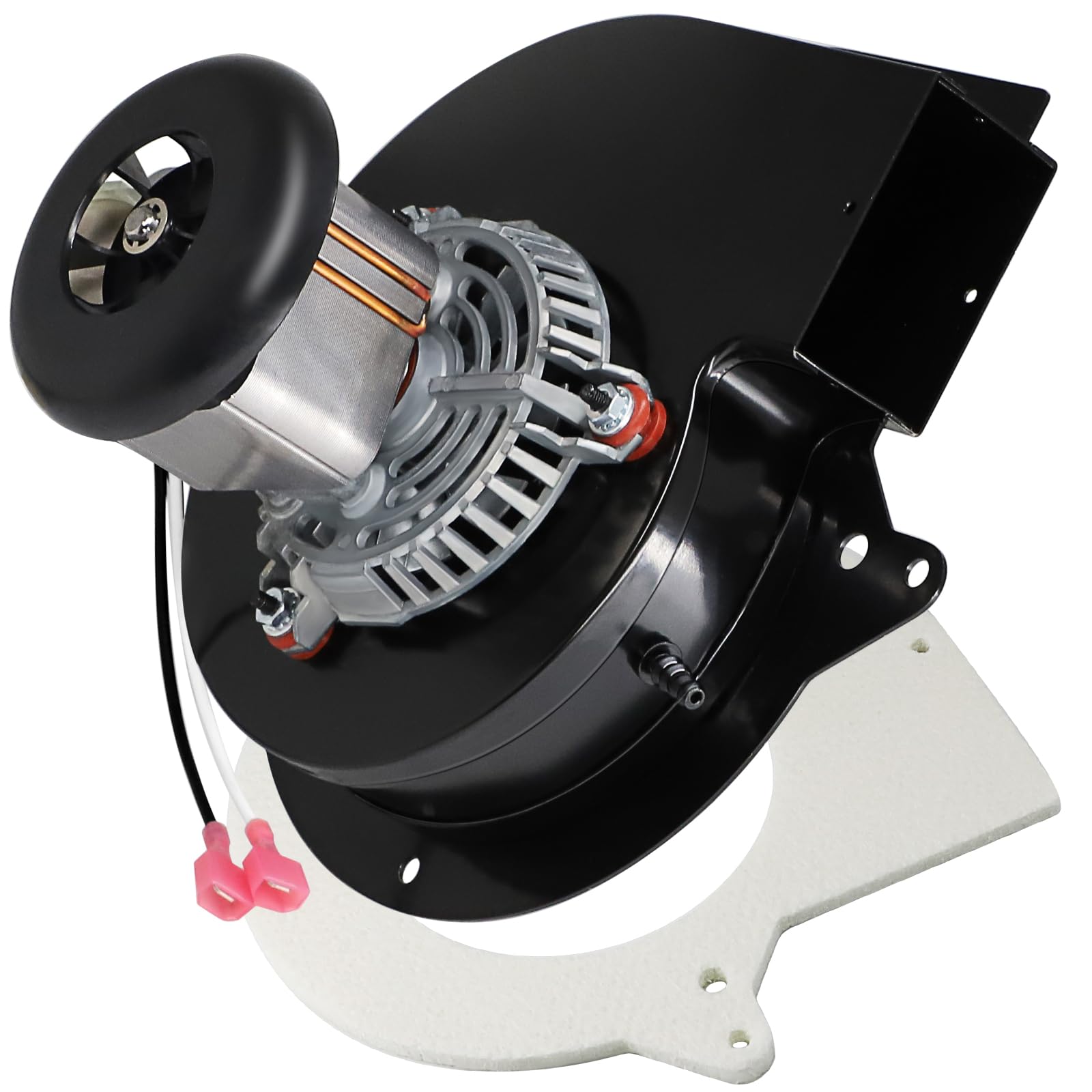 Photo 1 of Hiorucet Furnace Draft Inducer Motor for FASCO A200, Lennox 7002-2975, 24W95, 31L5501, 45L61, 101202-01, 102359-01, Rotom LB113219A, FB-RFB495, Furnace Blower Motor 115V, Shade Motor